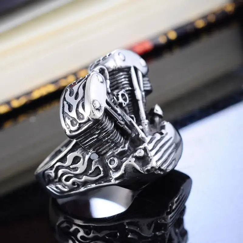 Новинка 2019 мужские кольца FUNIQUE из нержавеющей стали 316L винтажные готика с