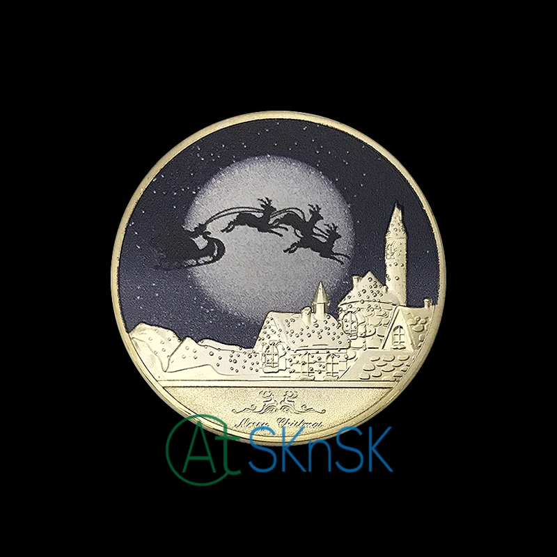 1 10 шт. модные золотые монеты с рисунком на новый год|coin metal|coin coinscoin gold |