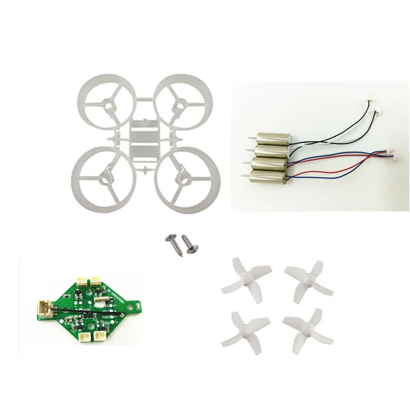 DIY комплекты радиоуправляемых дронов 615 двигатель H36 батарея баланс зарядное устройство запчасти E010 E010C E010S JJRC H36 Tiny6 лезвие индуктивности крошечные Whoop - Цвет: 13-0133-6