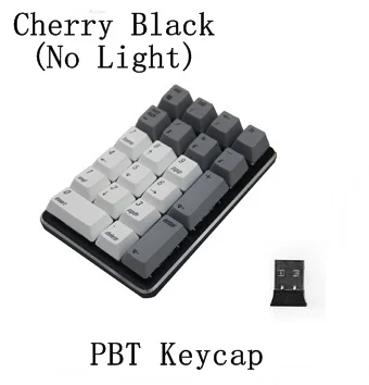 Cherry Black PBT Все новые Magicforce Smart 21 ключ 2,4G Беспроводная Механическая цифровая клавиатура ноутбук, настольный компьютер, беспроводная клавиатура - Цвет: Cherry Black PBT