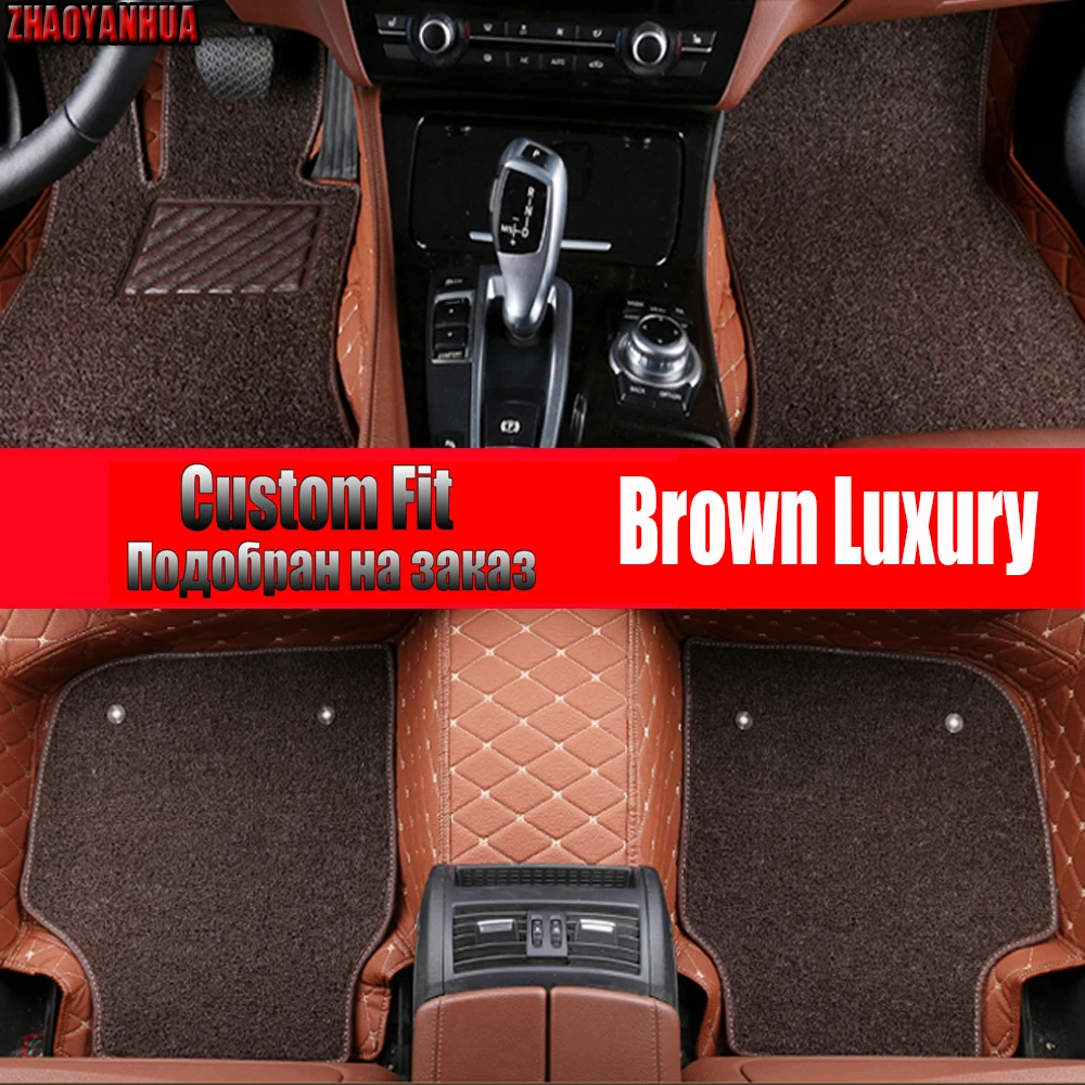 

"ZHAOYANHUA Car floor mats for Mitsubishi Lancer Galant ASX Pajero sport V73 V93 5D car styling all weather carpet floor liner "