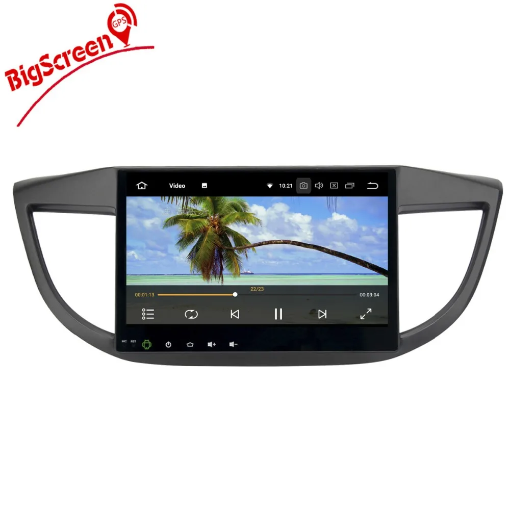 Tesla style Android9.0 8 ядер 4 Гб ОЗУ 32 ПЗУ автомобильный DVD плеер GPS навигация для HONDA CRV 2012-2015