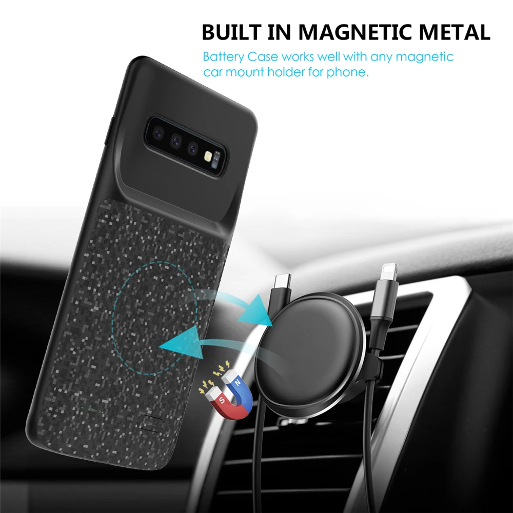 Чехол для samsung Galaxy S10, блок питания, аккумулятор, зарядное устройство, чехол 4700 мАч, внешний противоударный Аккумулятор для зарядки