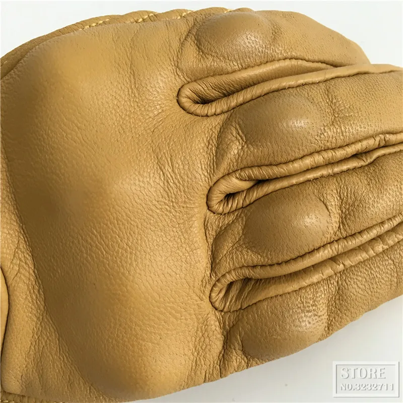 Кожаные мотоциклетные перчатки для мотокросса в стиле ретро|leather motorcycle gloves|motorcycle