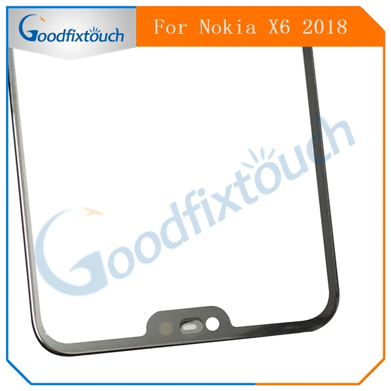 Для Nokia X6 2018 сенсорный экран дигитайзер сенсор для X 6 NokiaX6 стеклянная панель с