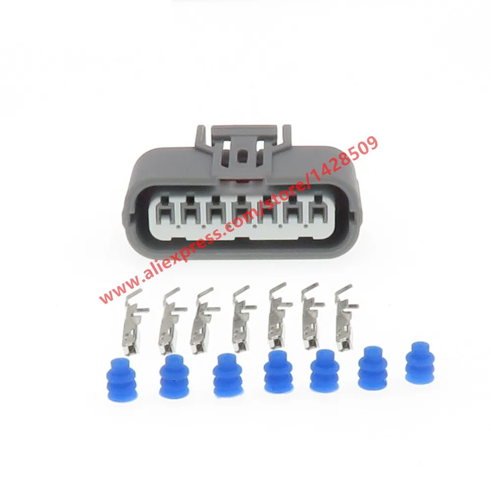 

10 Sets 7 Pin Automotive Connector Female Waterproof Auto Electric Wiring Harness Plug 6189-0855