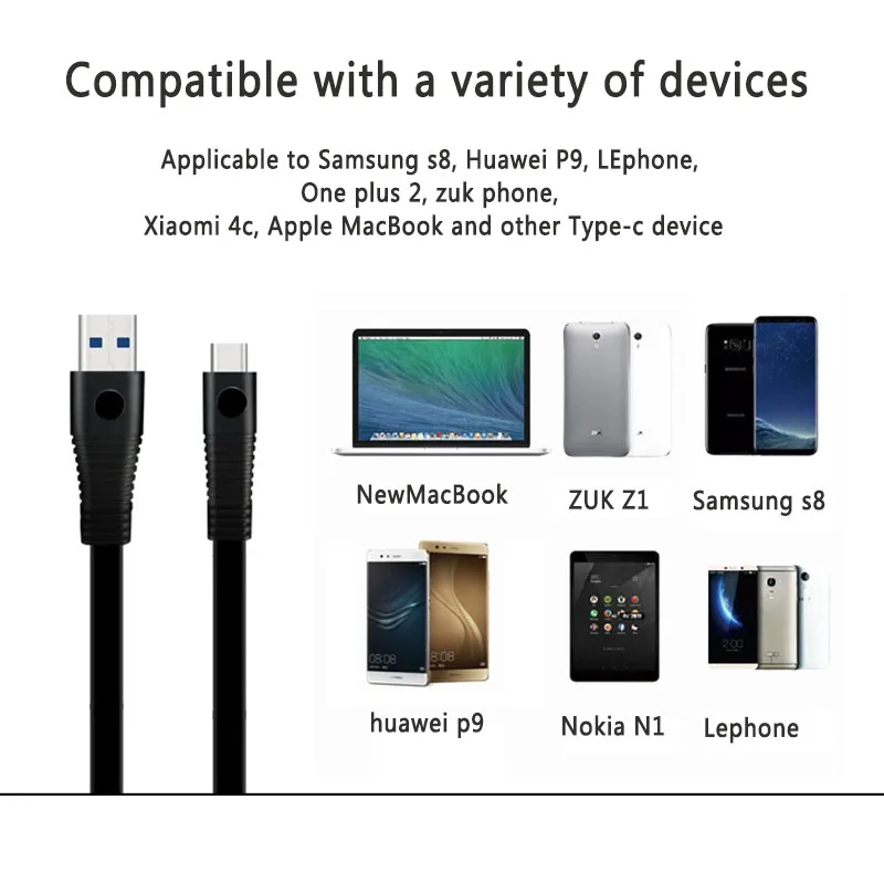 USB кабель для быстрой зарядки и синхронизации данных 1 м 5 В/3 А|Зарядные устройства