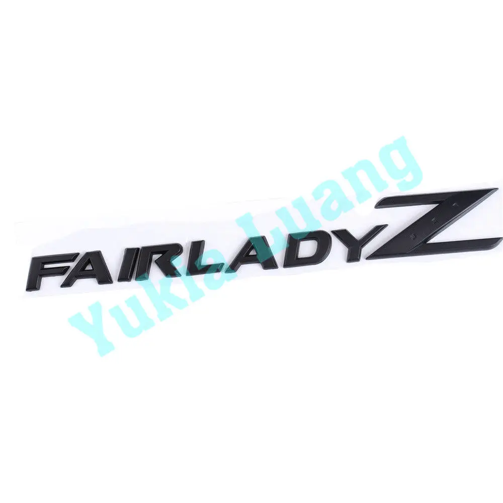 

Black FAIRLADY Z Car Body Emblem Stickers Alloy Emblem for 350Z 370Z