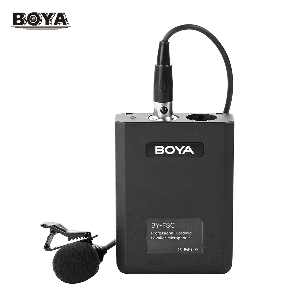 Новый BOYA BY F8C кардиоидный конденсаторный микрофон Lavalier видео инструмент звуковой