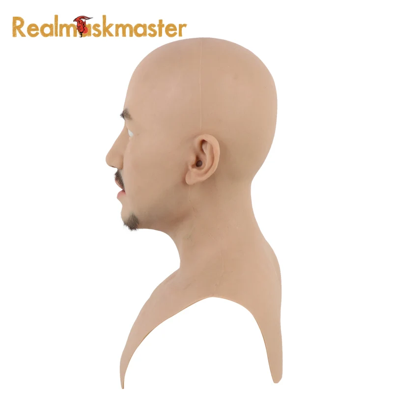 Realmaskmaster Мужская латексная Реалистичная искусственная силиконовая маска для