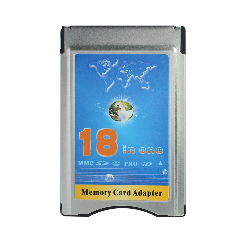 18 в одном MMC SD SDHC MS PRO XD кард ридер PCMCIA карты памяти адаптер ATA Card Adapter/Reader|Адаптеры