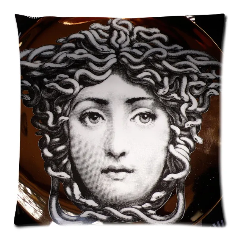 Rosenthal Piero fornasetti работы декоративная наволочка для подушки декоративное хлопковое белье Подушка для сна, сделай сам, наволочка для подушки диван автомобиля Декор размером 45*45 см