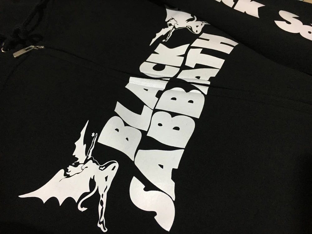 BLACK SABBATH LINE UP музыкальная толстовка с капюшоном группы World Tour, Классическая Металлическая черная хлопковая толстовка азиатского размера