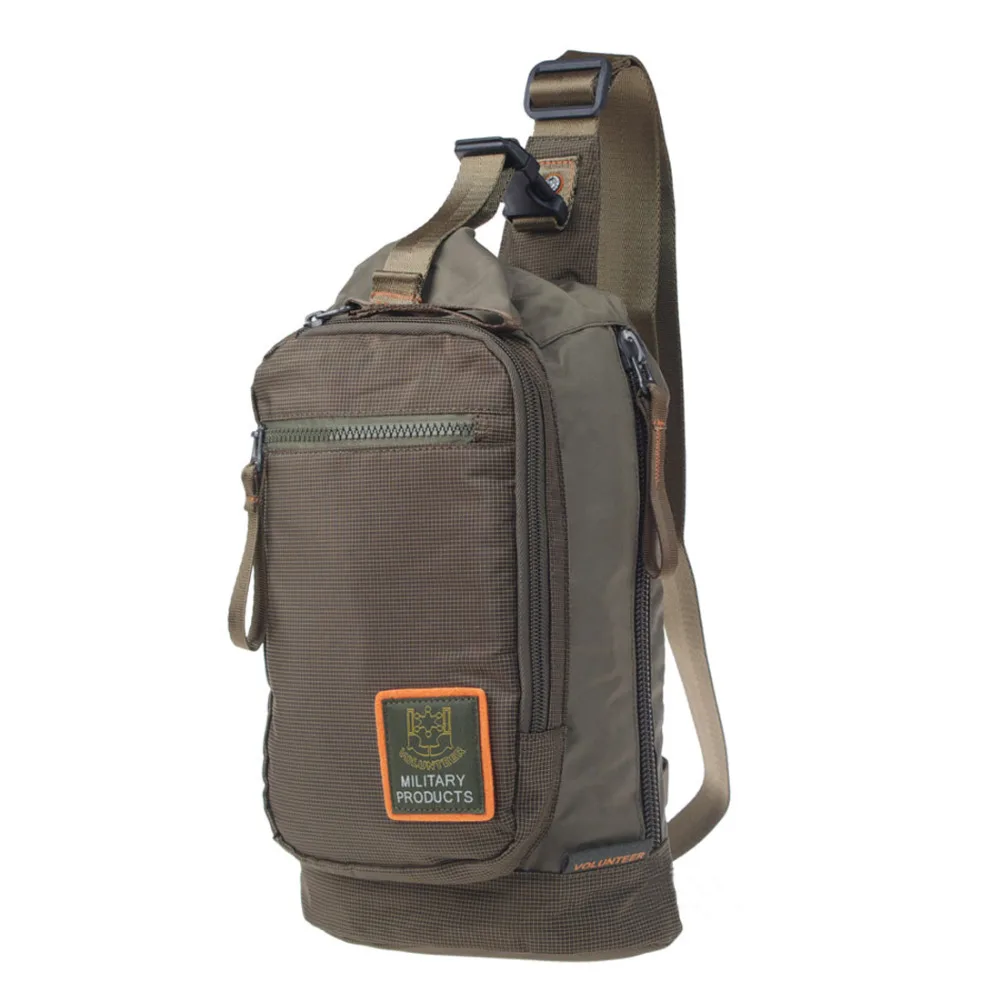 

High Quality Men Waterproof Oxford Shoulder Messenger Cross Body Bag Military Travel Assault Single Chest Back Pack