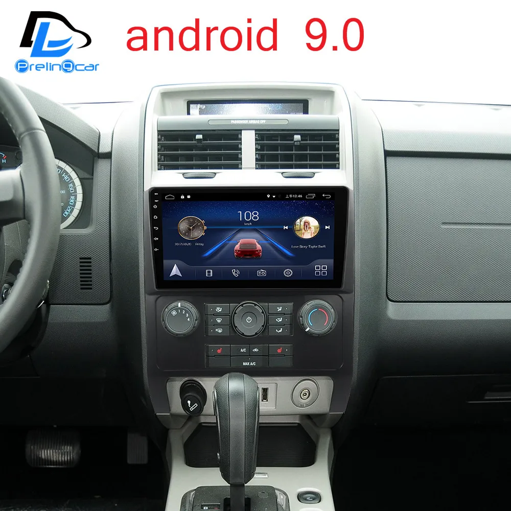 Android 9,0 автомобильный DVD gps стерео аудио навигационная система для Ford Северная Америка escape kuga 2007-2012 mazda tribo