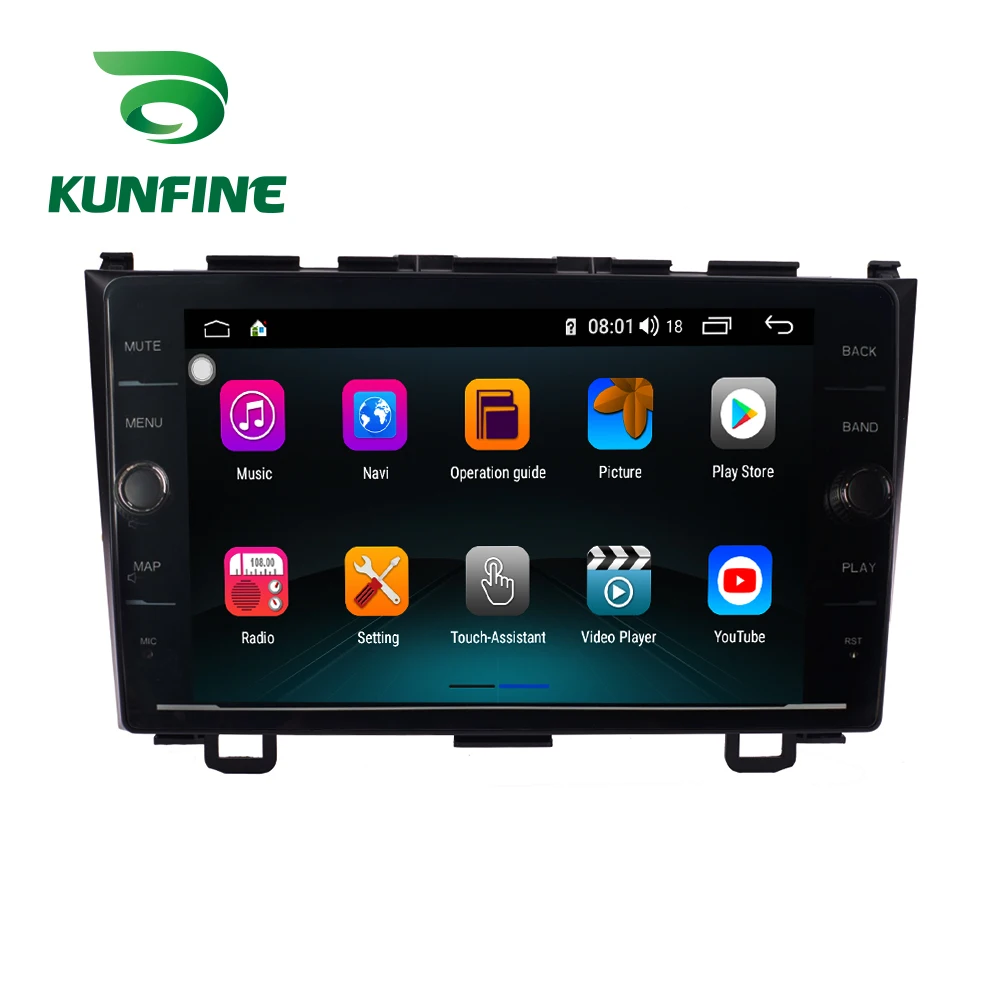 Octa Core 4 Гб оперативная память 64 ГБ Встроенная Android 8,1 автомобиль DVD gps плеер Deckless стерео для Honda CRV 2007-2011 Радио головного устройства