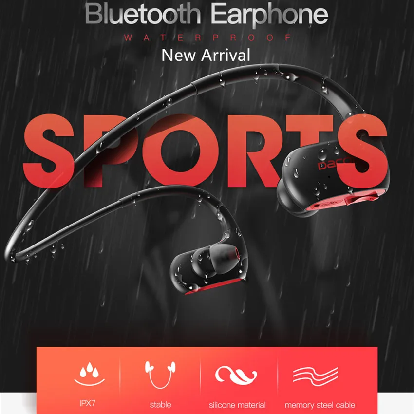 DACOM L05 с функцией подавления шума Спортивные наушники Bluetooth IPX7 профессиональный
