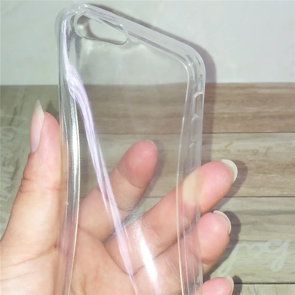 Прозрачный мягкий чехол INSOU для iPhone 5 5S SE 6 6S 6Plus 7 7Plus 8 8Plus XTPU силиконовые защитные