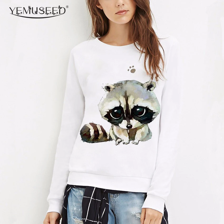 Женская толстовка с капюшоном длинным рукавом размер XL|long sleeve sweatshirt|animal hoodieharajuku