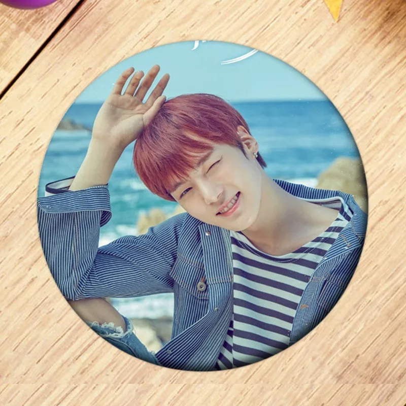 Корейский MONSTA X альбом 1st Shinee Forever 58 мм круглый значок булавки и броши для одежды шляпа рюкзак