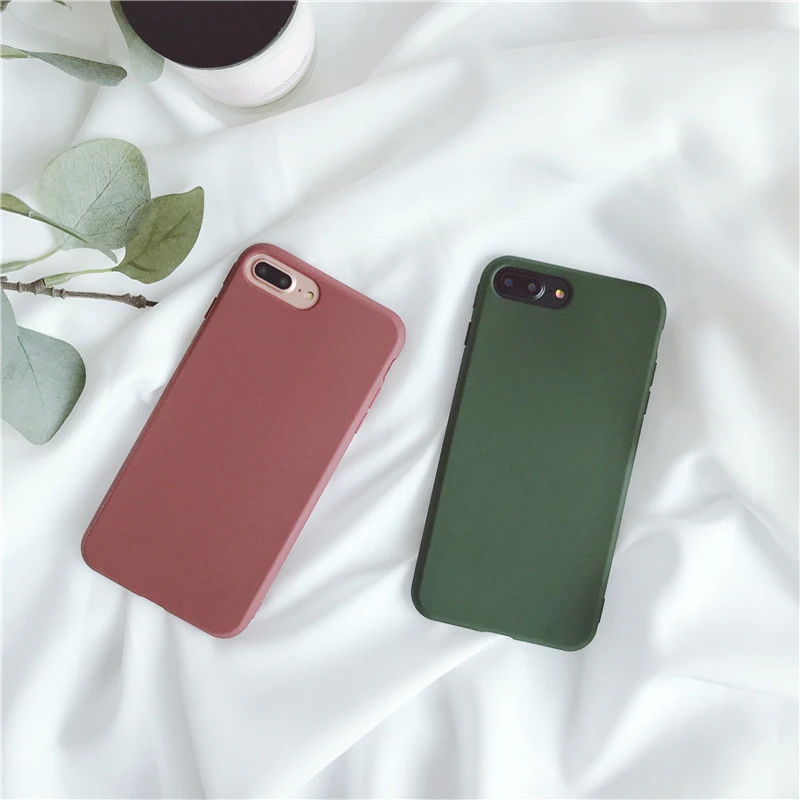 Чехол для iPhone 7 силиконовый чехол 6 задняя крышка Apple Симпатичные чехлы 8 Plus