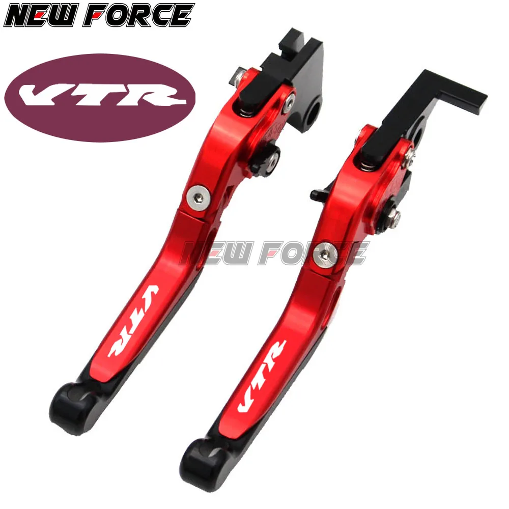 ! Логотип (VTR) красный + Титан для Honda VTR1000F/FIRESTORM 1998-2005 2000 2001 2002 2003 2004 CNC рычаги