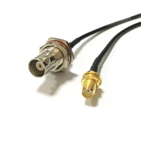 modem coaxial cable bnc female jack nut switch sma female jack nut connector rg174 cable 20cm 8inch adapter jumper rf pigtail