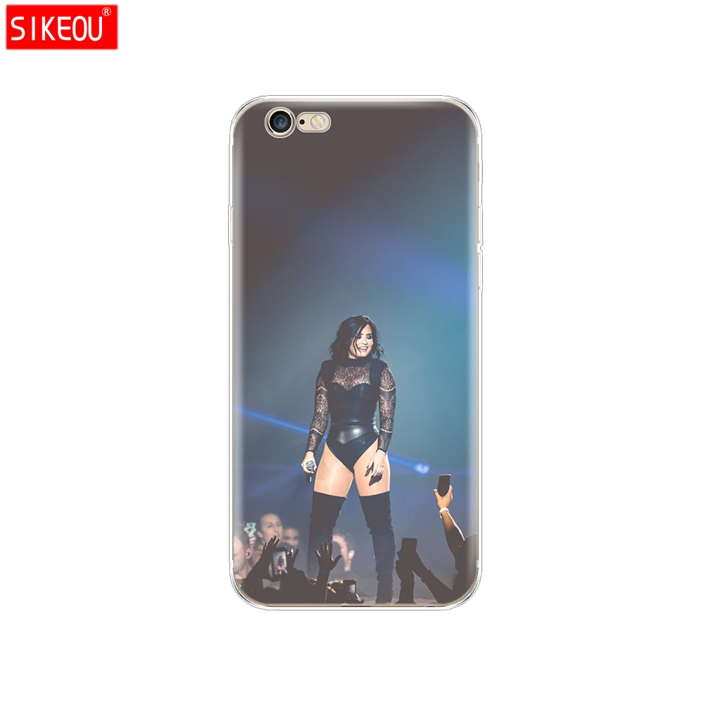 Силиконовый чехол для телефона Iphone 6X8 7 6s 5 5s SE 2020 Plus 10 XR XS MAX 11 pro Case Singer Demi Lovato |