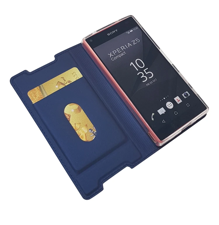 Чехол для Coque sony Xperia Z5 Compact Чехол Флип из искусственной кожи бумажник телефон Etui чехол для sony Z5 Compact E5803 E5823 Z5 Mini чехол