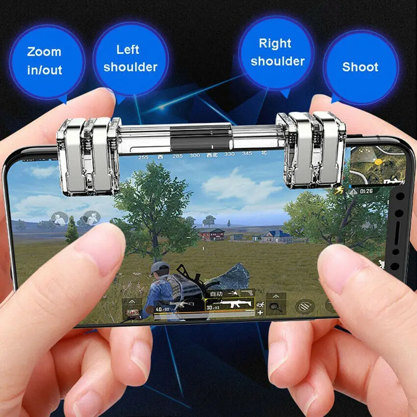 Мобильный триггер PUBG геймпад контроллер чувствительного сенсорного режима L1R1