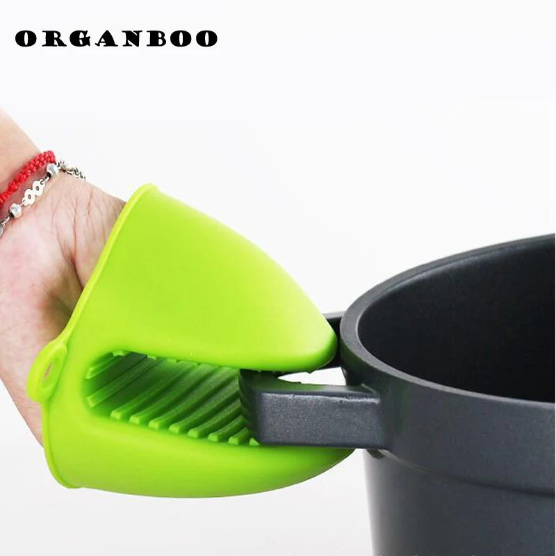 1 шт. силиконовые перчатки кухонные анти горячие микроволновые печи изоляционные