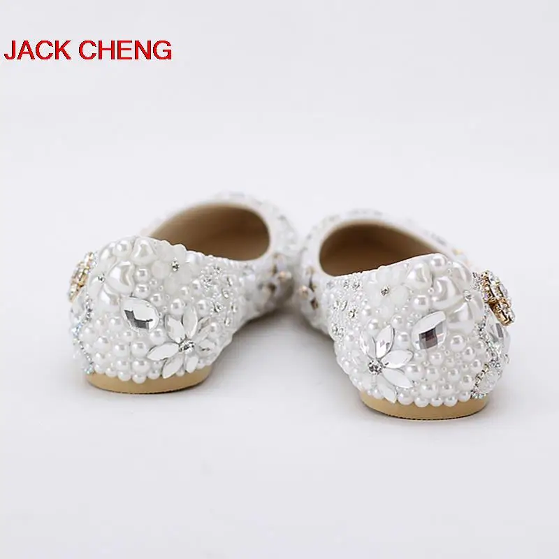 Новинка 2018 роскошные женские свадебные туфли плоская подошва искусственный