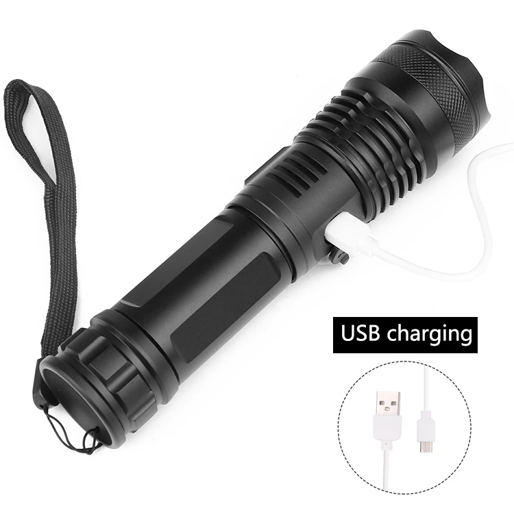 Ультра яркий светодиодный фонарь XLamp XHP70.2 USB масштабируемый фонарь XHP70 XHP50 светодиодный водонепроницаемый фонарь с батареей 18650/26650