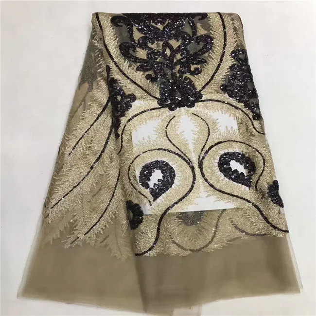 2017 последняя чистая Кружево Блёстки Ткань для свадьбы Вышивание Интимные