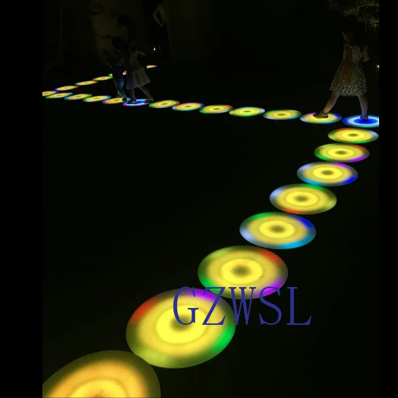 Водонепроницаемый сенсорный 3d rgb интерактивный круглый цветной Переносной