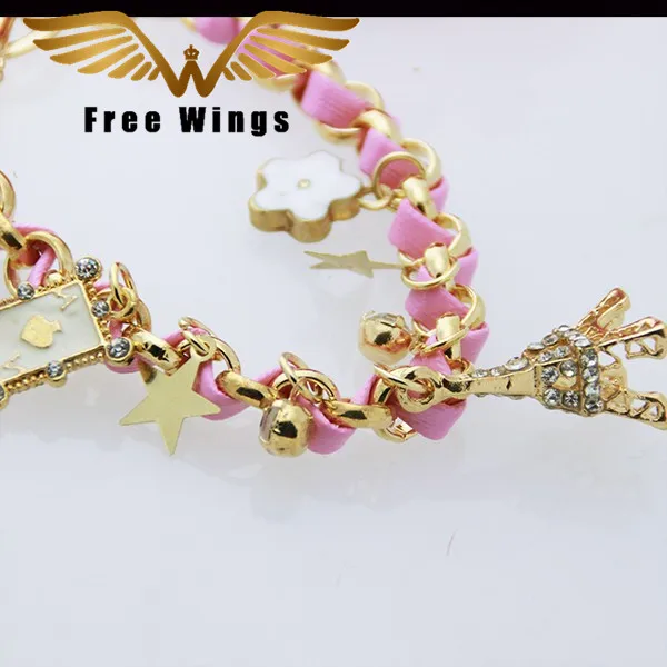 Модный бренд новинка Эйфелева башня звезды цветы сердца покерная карточка