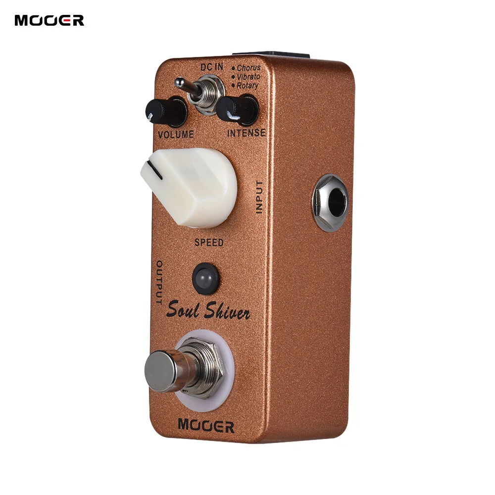 

MOOER Soul Shiver педаль для электрогитары 3 режима мульти модуляция педаль эффектов настоящий обход металлический корпус