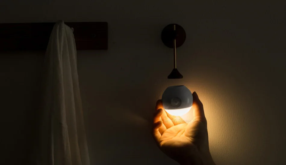 Xiaomi Mijia Youpin, умный датчик, ночник, инфракрасная индукция, зарядка через USB, съемная Ночная лампа для Xiaomi, умный дом