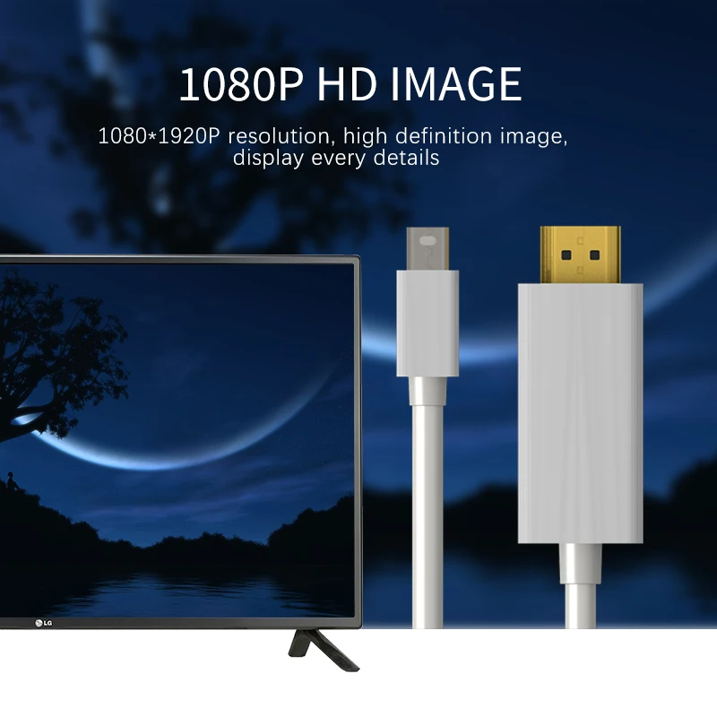 Переходник Mini Displayport HDMI переходник Thunderbolt DP для MacBook Air 13 iMac Chromebook|Кабели HDMI| |