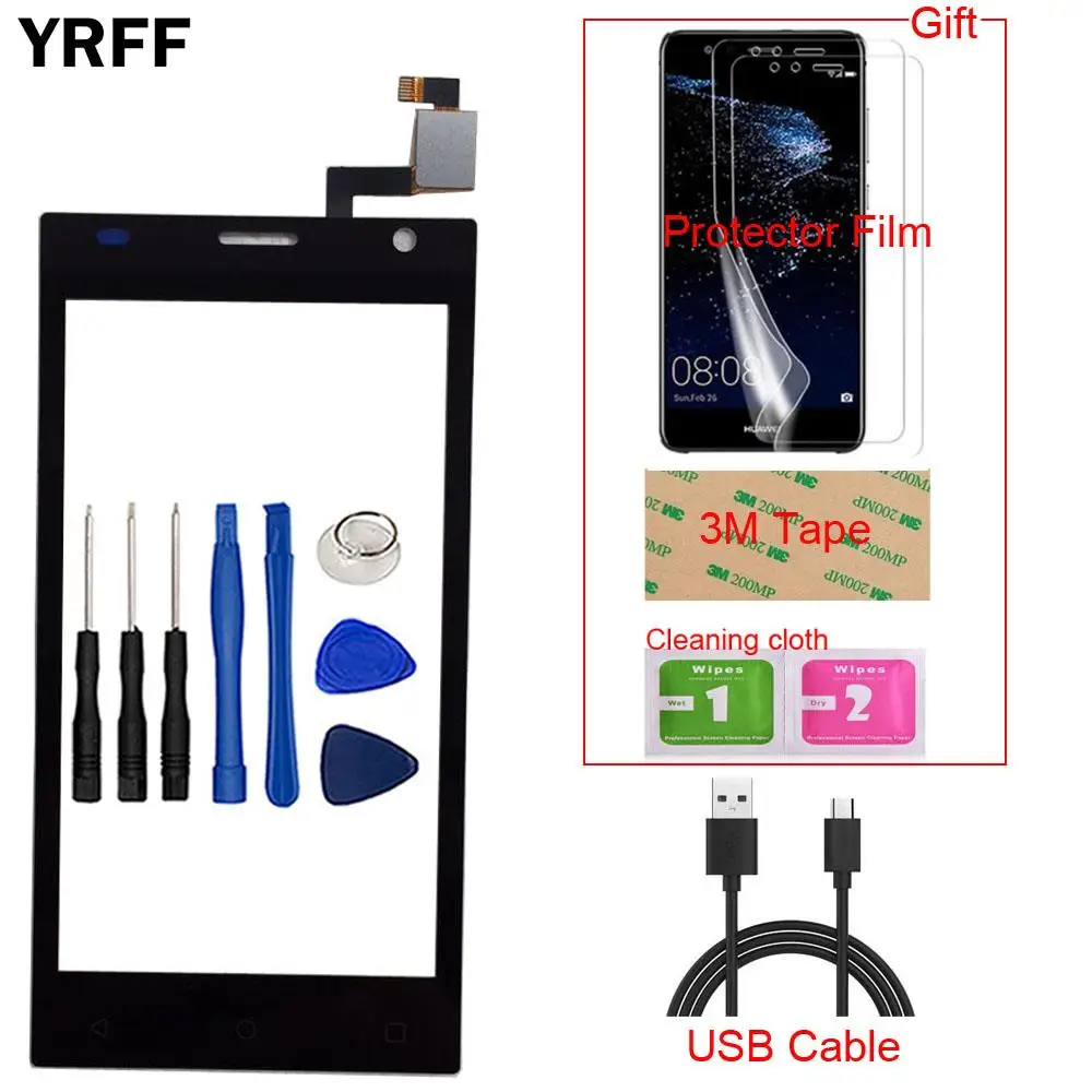 Мобильный сенсорный экран YRFF 4 ''для Prestigio Wize O3 PSP 3458 DUO сенсорная панель датчик