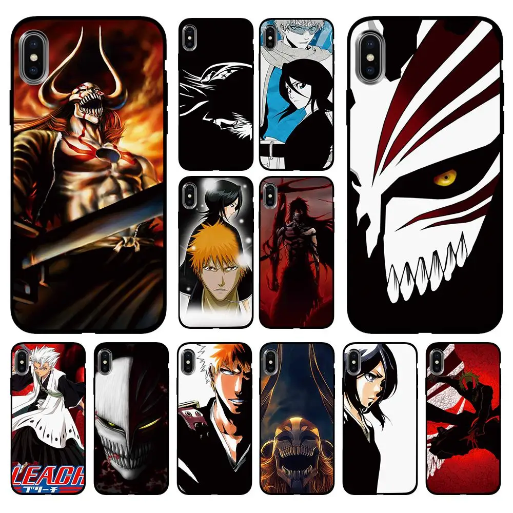 Мягкий чехол из ТПУ с изображением японского аниме love Bleach для Apple iPhone 6 6S 7 8 Plus 5 5S SE X