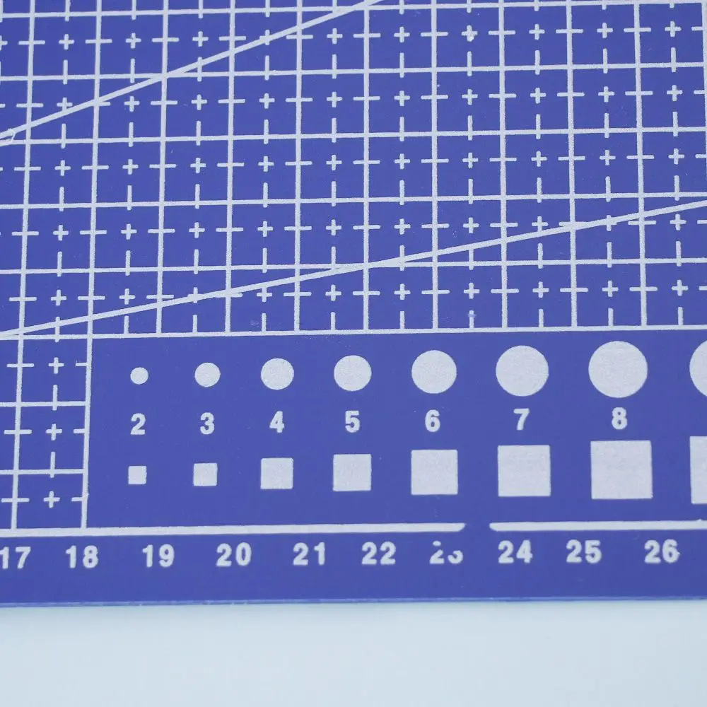 Линейный коврик для резки формата A4 карточка рукоделия тканевая кожаная