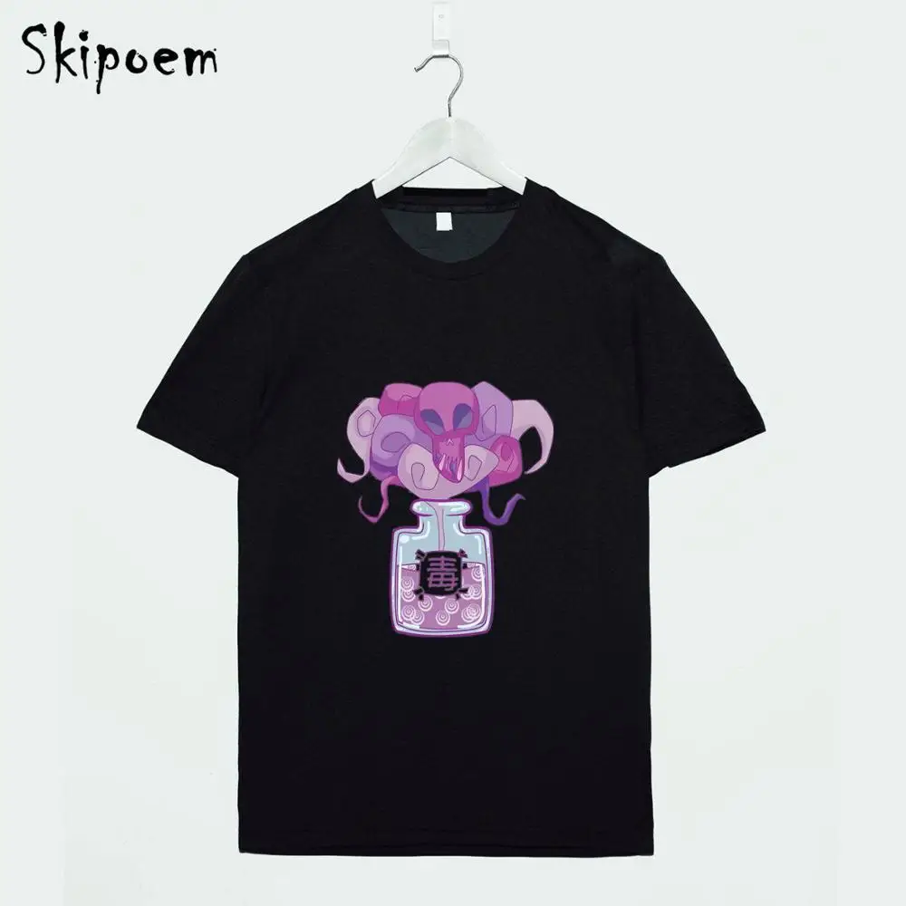 Kawaii Ulzzang Harajuku/ хлопковая Футболка с принтом, топы с короткими рукавами и корейские стильные футболки, модная повседневная брендовая одежда - Цвет: 6