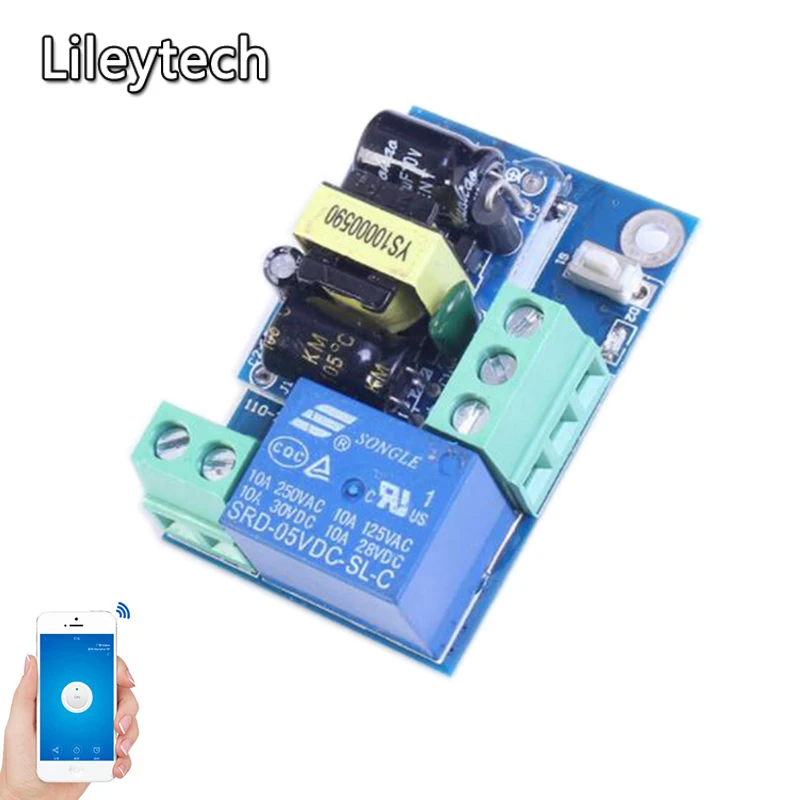 AC 220V WIFI Relay Switch Module Low Power inching Mode Phone Remote Timer Control For Wireless Android IOS Smart Home |