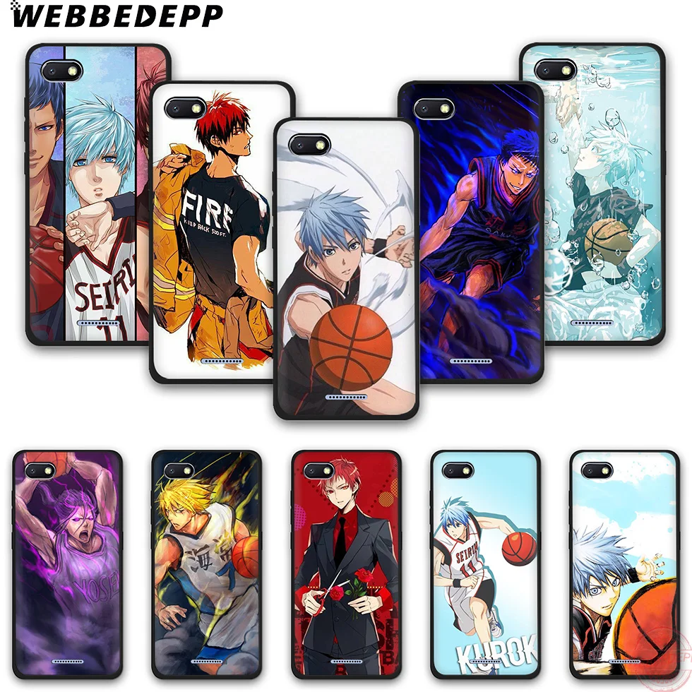 WEBBEDEPP Баскетбол Kuroko TPU чехол для телефона Redmi Note 6Pro 7Pro 4A 4X 5 5A 6A 8A 7 S2 note 8 |