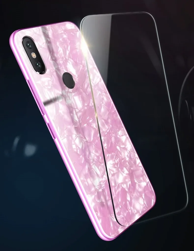Тонкий чехол из закаленного стекла для Xiaomi mi 6 Note 3 X 2 5 8 SE Red Plus Жесткий Чехол