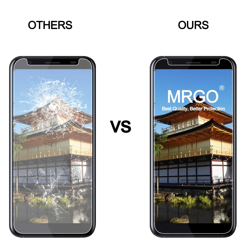 2 шт. MRGO закаленное Стекло Для Doogee X55 на Экран протектор телефон фильм x55 |
