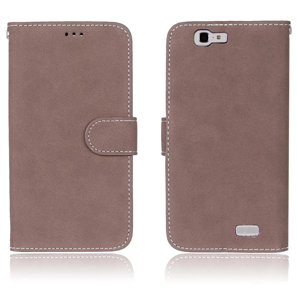 Флип чехол для huawei G7 Fundas класса люкс из искусственной кожи с откидной крышкой для Coque huawei Ascend G7 C199 L01 L03 Чехол-бумажник с отделениями для карт - Цвет: Brown