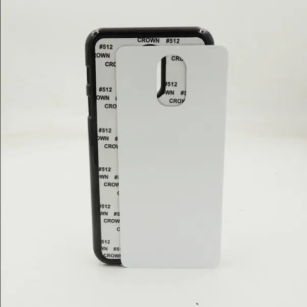 Black Жесткий PC пустой чехол для мобильного телефона для samsung Серии J J3 J4 J5 J6 J7 J8 премьер Max чехол покрытый краской с помощью испарения с металлической пластиной - Цвет: Black