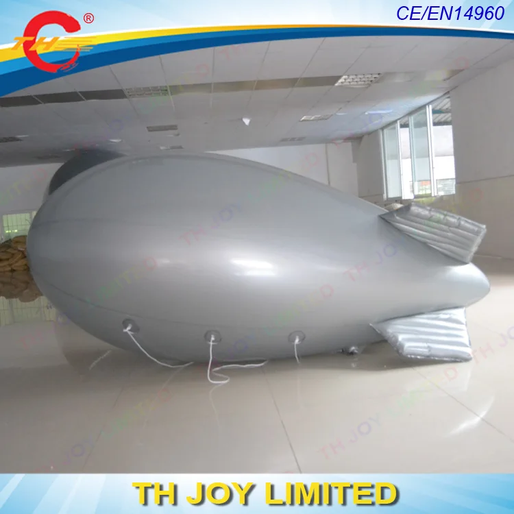 Гигантский надувной дирижабль Zeppelin 5 м/6 м/8 м для рекламной акции гелиевый климп |